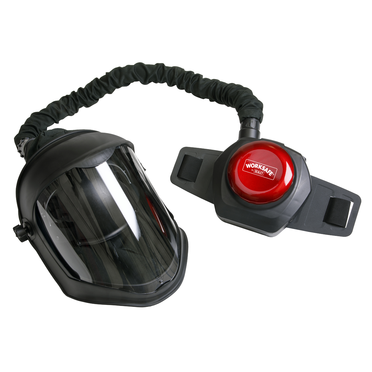 Sealey Worksafe® Deluxe Face Shield with Powered Air Purifying Respirator (PAPR) (SSP80PAPR) - Image 3