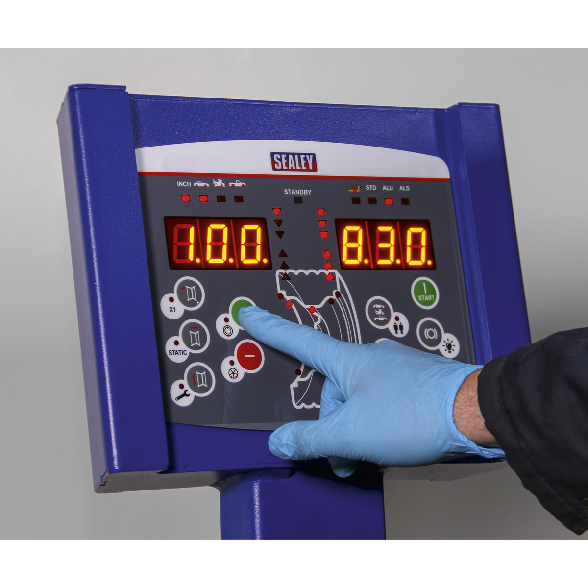 Sealey Semi-Automatic Wheel Balancer (WB10) - Image 6