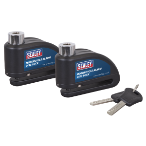 Sealey Motorcycle Alarm Disc Lock - Pair (DL5052)