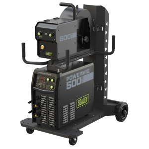 Sealey 500A Professional Gas/Gasless MIG/TIG/MMA Inverter Welder With Portable Wire Feeder 400V 3ph (POWERMIG500i)