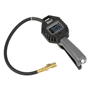 Sealey Rechargeable Digital Tyre Inflator with Clip-On Connector (SA500)