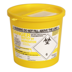 Sealey Sharps Bin 2.5L (SSP250)